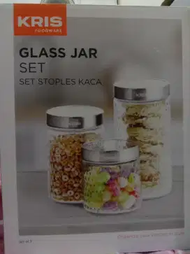 Glass jar set murah meriah