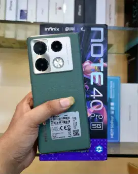 Infinix Note 40 Pro 5G 8/256 Lengkap Fullset Mulus Nominus Original