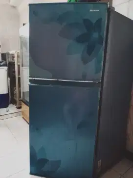 Kulkas Sharp 2 pintu tanpa bunga es