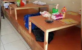 SARU SET MEJA LESEHAN+MEJA KASIR