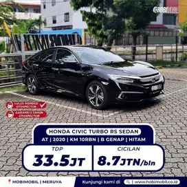 Honda Civic RS Sedan LOW KM 19Rban 1.5 AT 2020 Pemakaian 2021