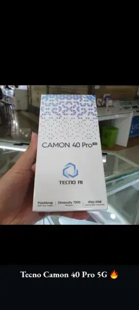 Tecno Camon 40 Pro 5G New Grs Resmi Ram 8+8GB Rom 256GB