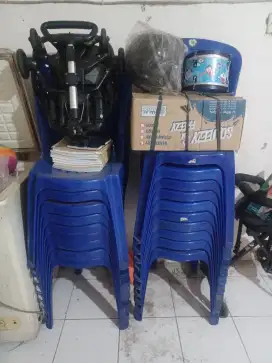 Dijual Kursi Plastik Merk Green Leaf 20 Pcs