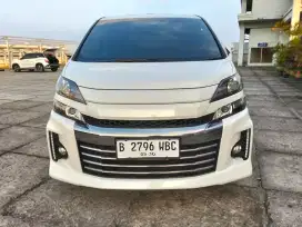 Toyota Vellfire GS 2013 putih istimewah