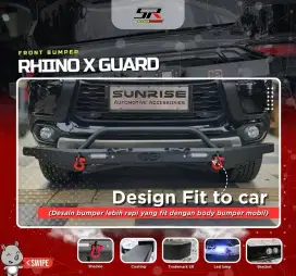 Tanduk Rhino X Guard Bumper Depan Pajero - Xpander Cross