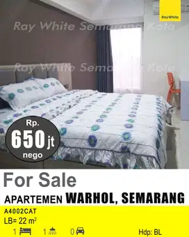 DIJUAL APARTMENT WARHOL DI SEMARANG A4002