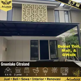 Dijual Rumah Greenlake Citraland Surabaya