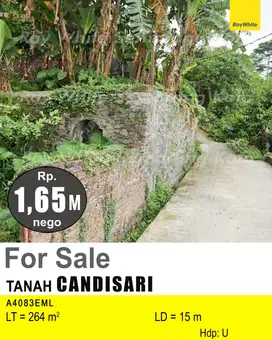 Tanah HM Jl. Cinde ada view kota lokasi pojok