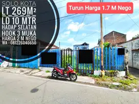 Jual Tanah Area Solo Kota Dekat Singosaren, Tipes, Gading, Solo Baru