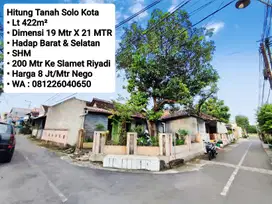 Jual Rumah Lama Hitung Tanah Area Solo Kota, Dekat Paragon, SGM