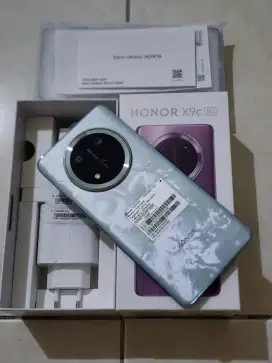 Honor X9C 5G 12/256Gb, warna Jade Cyan, resmi Indo, kondisi 100% Mulus