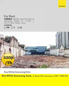 Tanah MT Haryono lokasi sangat strategis pusat kota Semarang