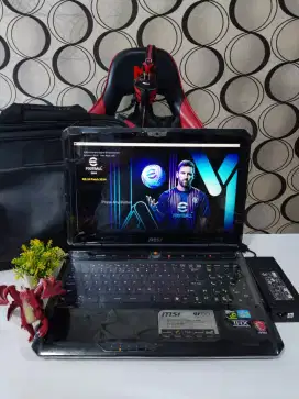 MSI GT60 Core i7 RAM 20GB SSD+HDD DUAL VGA NVIDIA GTX