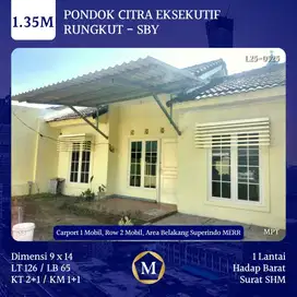Rumah Rungkut Superindo MERR dkt Nirwana Eksekutif Nginden Semolowaru