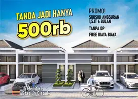Tanda Jadi Hanya 500 Ribu Tanpa DP Akses Stasiun Cisauk