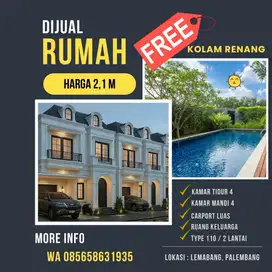 Dijual Rumah JL Macan Kumbang Demang Palembang