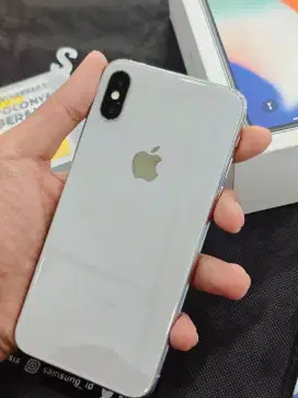 iPhone x 64 gb silver inter bisa all oprator