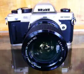 Kamera analog Braun sr2000 + lensa 28-70mm