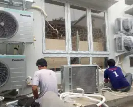 Service AC, service kulkas, service Mesin cuci, Pasang AC baru/Seken