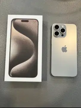 Iphone 15 pro 128 ex IBOX bH 100 natural like new fullset ori