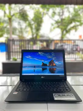 ACER ASPIRE 3 A314-21(HITAM) 	AMD A4-9120E RADEON R3 RAM 4 GB SSD 128
