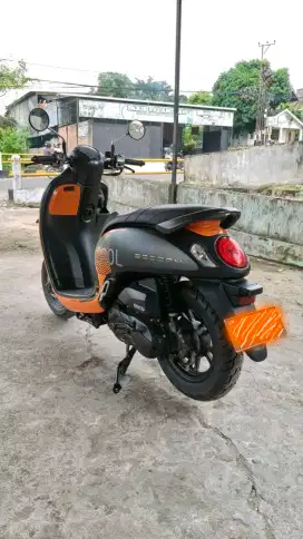 Scoopy 2022 ad klaten hitam orange istimewa