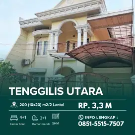 TENGGILIS UTARA Lebar 10‼️Rumah 2 Lantai Baru Renovasi dekat Ubaya