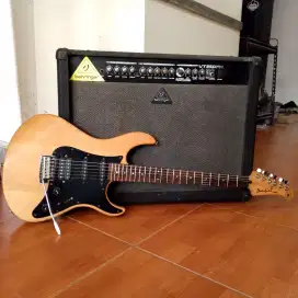 1 Set Gitar Yamaha Pacifica X112XJ dan Ampli Behringer VT250FX 100 Wat
