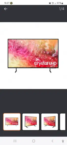 SAMSUNG LED TV SMART 43 INCI 43DU7000