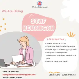 Staff Keuangan Wanita