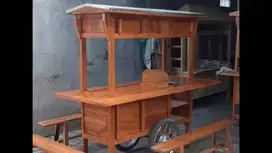 DIJUAL GEROBAK ANGKRINGAN + KURSI ANGKRINGAN