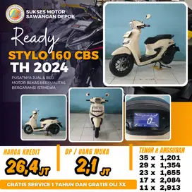 CASH KREDIT HONDA STYLO 160 CBS TAHUN 2024 UNIT MULUS BERGARANSI