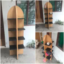Mewah Lemari RAK Display 4 sudut