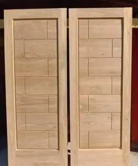Jual daun pintu kayu mahuni