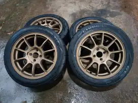Velg plus ban R16 like new ccok jazz yaris vios swift lancer corolla