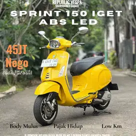 Piaggio Vespa Sprint 150 IGET ABS LED 2019 warna Kuning Warna Favorit