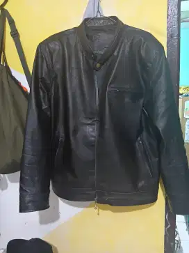 Jaket Kulit Domba Asli Size L ( LD 110 )