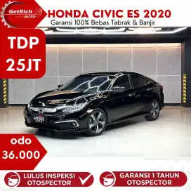 Low KM 30Rb!!! HONDA CIVIC ES TURBO 2020 Hitam