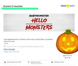 TIKET BABY MONSTER