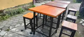 meja kursi warung cafe murah
