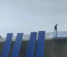 Jasa pemasangan canopy/atap rumah baja ringan