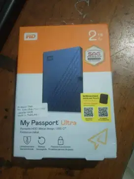 Hardisk External My Passport Ultra - 2TB (Biru)
