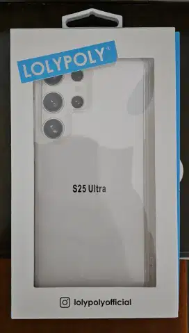Jual Casing putih transparan Samsung S 25 Ultra.