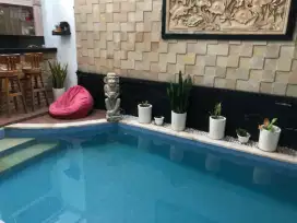 Rumah elit 2lt 158m2 ada pool 5kamar mertasari dkt by pas sanur jl6mtr
