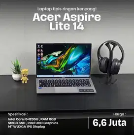 ACER ASPIRE LITE 14 gen 12, ram 8 gb/512 gb ssd