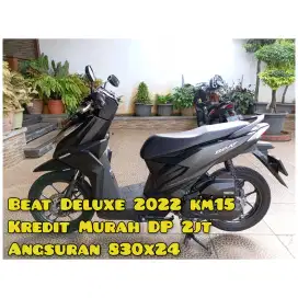 Beat Deluxe 2022 Hitam Km15Rban Jaminan Mutu