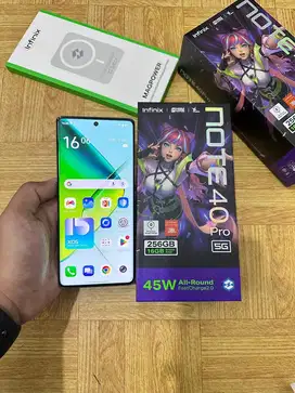 Infinix Note 14 Pro 5G ram 8+8/256 GB Fullset Garansi 2 bulan lagi
