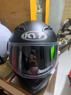 Helm Fullface KYT Falcon FR Black Doff Mulus Like New