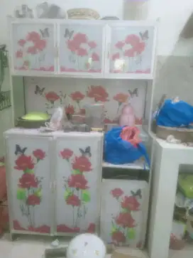 jual rak piring motif