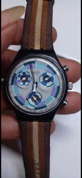Swatch chrono greentic scv-100 AG 1992 vintage rare